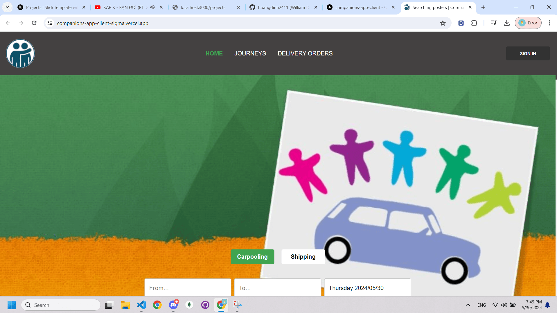 Companions - Final Exam Project